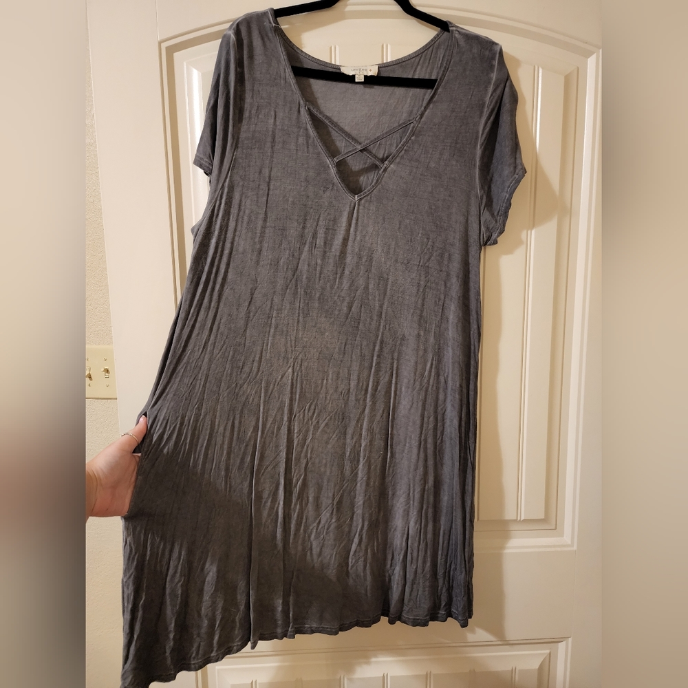Umgee Swing Dress with Pockets